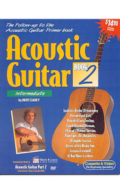 Acoustic Guitar Book 2 Instruction with audio CD Lessons Watch and Learn