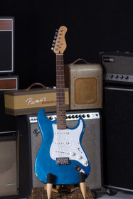CS Guitars Blue Nitro Relic 60's Style Strat Made in USA