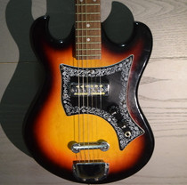 Schafer EG901 Teisco Tulip Sunburst  Electric Guitar with Gold Foil Pickup MIJ