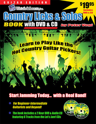 Watch & Learn Country licks and solos book