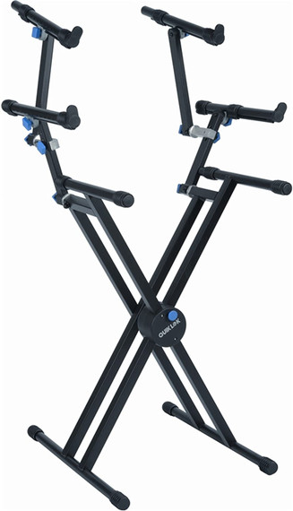 Quiklock 3 Tier Articulating X Keyboard stand