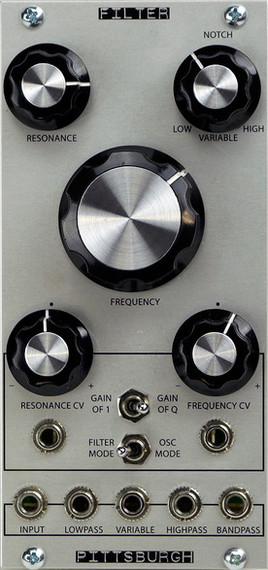 Pittsburgh Modular Filter VCF analog state variable Eurorack Module