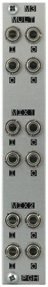 Pittsburgh Modular M3 Mult and Mixer Eurorack Module