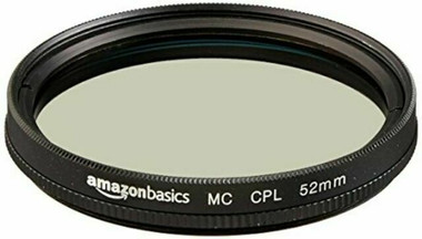 AmazonBasics Circular Polarizer Lens - 52 mm