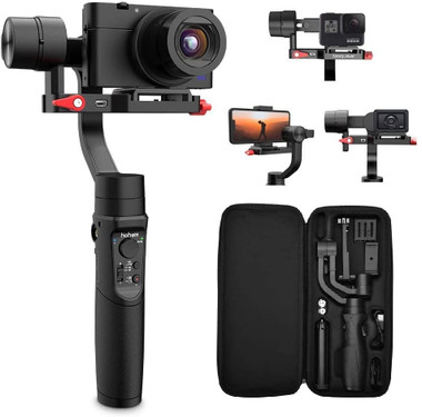 Hohem Isteady Multi 3-Axis Gimbal Stabilizer for Sony RX100 Series Sony RX0  X3000 Gopro Hero 7 iPhone X XR XS Handheld Gimbal Stabilizer with Tripod  for Action Camera Digital Camera Smartphone -