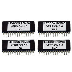 LEXICON PCM60 PCM-60 Reverb OS Upgrade Firmware Eproms Reverse Reverb