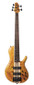 Cort Artisan Series A5PLUSCAOP - 5 String Single Cutaway Electric Bass Poplar Burl top  Swamp Ash Body Amber Open Pore Finish