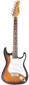 Jay Turser USA Electric Guitar Jr. Double Cutaway Tobacco Sunburst 3/4 size child 36"