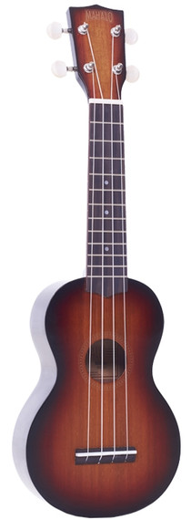 Mahalo Ukuleles Java 3 Tone Sunburst Soprano ukulele