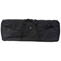 MBT 44.5" x 17" x 6.5" Padded Keyboard Gig Bag with Straps Black