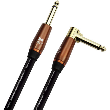 Monster Acoustic 12' Instrument Cable Straight to Right Angle