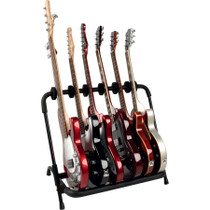 Quik Lok Multiple Acoustic and Electric Guitar  stand  w adjustable instrument slots