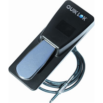 Quik Lok Piano Style Sustain Pedal open or closed