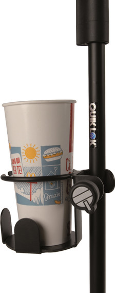 Quik Lok Clamp-on Drink Holder for mic and music stands