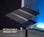 Quik Lok Tripod Laptop Stand with retractable mouse pad tray - view 9