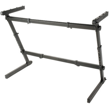 Quik Lok Z-style foldable Keyboard stand Height and Width adjustable