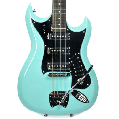 Hagstrom USA Retroscape H3 Electric Guitar AGED SKY BLUE HIII-ABE vintage retro stule