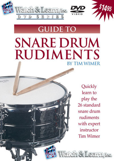 Snare Drum Rudiments DVD Video lesson learn instruction Watch and Learn - view 2