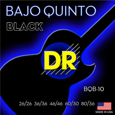 DR Handmade Strings BLACK Beauty Bajo Quinto String BQB-10
