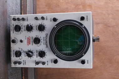 Eico Oscilloscope model 460 DC wide band WORKS vintage vacuum tube scope - view 2