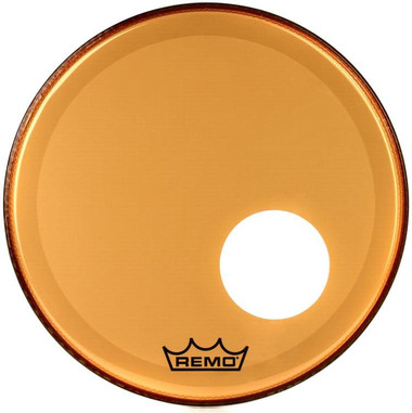 Remo P3 Colortone Orange 20" w/Hole Drum Head P3-1320-CT-OGOH