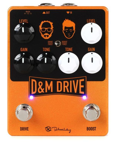 Keeley D&M Drive dual overdrive and boost pedal KDMDRIVE