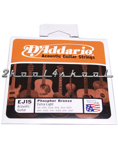 10 sets of D'Addario Extra-light Acoustic Guitar String - view 2