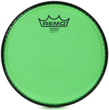 Remo Emperor Colortone Green 8" Drum Head BE-0308-CT-GN
