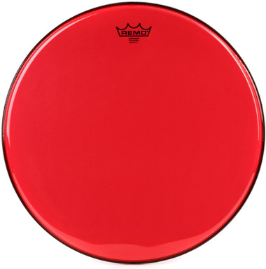Remo P3 Colortone Red 24" w/Hole Drum Head P3-1324-CT-RDOH