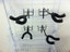 Gridwall Guitar Banjo Bass Hanger Angled Right Display Grid Wall Electric Acoust