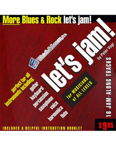 Let's Jam CD More Blues Rock Guitar Backing Tracks Watch and Learn - view 2