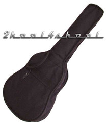 3/4 size Acoustic Guitar padded gigbag 36 black gig bag