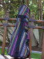 Concert Ukulele Gig Bag Padded Soft Case Multicolor Knit Stripes - view 8