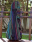 Concert Ukulele Gig Bag Padded Soft Case Multicolor Knit Stripes - view 12