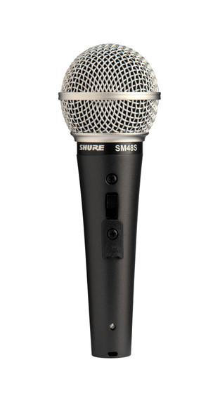 Shure SM48S-LC Cardiod Dynamic Vocal Microphone On/Off Switch Included