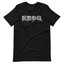KROQ 106.7 FM Alternative Rock Radio Station Los Angeles 1980s design Short-Sleeve Unisex T-Shirt