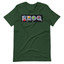 KROQ 106.7 FM Alternative Rock Radio Station Los Angeles 1980s design Short-Sleeve Unisex T-Shirt - view 5