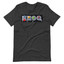 KROQ 106.7 FM Alternative Rock Radio Station Los Angeles 1980s design Short-Sleeve Unisex T-Shirt - view 6