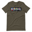 KROQ 106.7 FM Alternative Rock Radio Station Los Angeles 1980s design Short-Sleeve Unisex T-Shirt - view 7