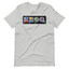 KROQ 106.7 FM Alternative Rock Radio Station Los Angeles 1980s design Short-Sleeve Unisex T-Shirt - view 11