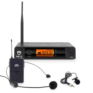 Nady DW-11 Digital Wireless Lapel and Headset Microphone System