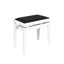 STAGG Matt White Hydraulic Piano Bench With Fireproof Black Velvet Top - view 3