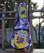 Soprano Ukulele Gig Bag Padded Soft Case Mustard Yellow Pattern - view 2
