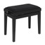 STAGG Matt Black Adjustable Piano Bench with Fireproof Velvet Top - view 3