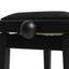 STAGG Matt Black Adjustable Piano Bench with Fireproof Velvet Top - view 5