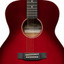 STAGG Auditorium Acoustic Guitar with Basswood Top in Vibrant Transparent Red - view 5