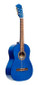 4/4 classical guitar with linden top, blue