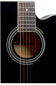 STAGG Black Auditorium Cutaway Acoustic-electric Guitar With Basswood Top - view 4