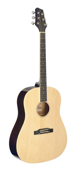 Slope Shoulder dreadnought guitar, natural colour