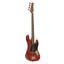 Stagg Fiesta Red Standard J-style Electric Bass Guitar With Roasted Maple Neck - view 2